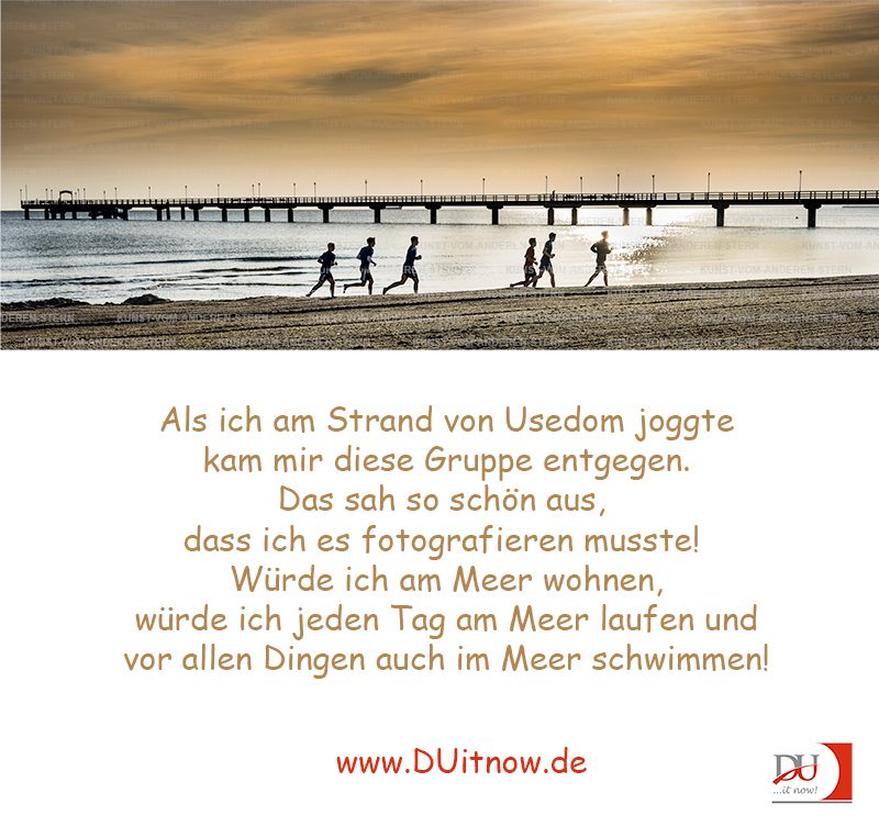 Laufen am Strand