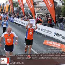 Wenn ein Radfahrer einen Halbmarathon läuft